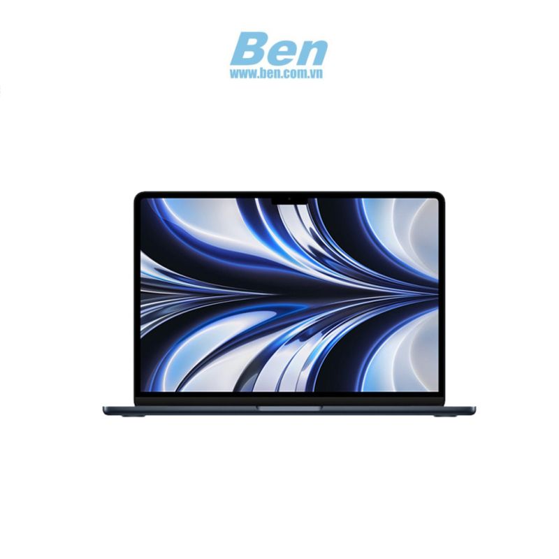 Laptop Apple Macbook Air 13 ( Z1600098B )| Midnight M2 Chip | 13.6 inch | CPU 8 core  | 10 core GPU | Ram 16GB |  256GB SSD | Mac OS | 1Yrs