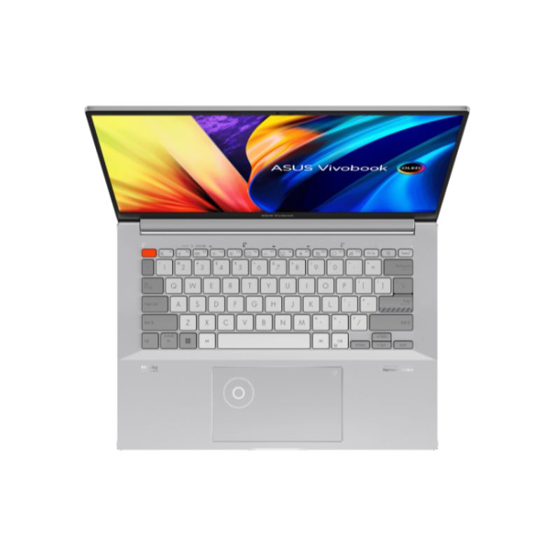 Laptop Asus VivoBook Pro N7401Z (N7401ZE-M9028W)/ Bạc/ Intel Core i7-12700H (up to 4.7Ghz, 24MB)/ RAM 16BG DDR5/ SSD 512GB/ Nvidia GeForce RTX 3050Ti 4GB GDDR6/ 14.5 inch 2.8K OLED/ 3Cell 70WHrs/ Win 11SL/ 2Yrs