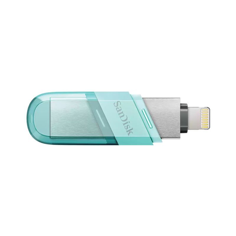USB SanDisk iXpand Flash Drive Flip SDIX90N -128GB -  Mint Green (SDIX90N-128G-GN6NJ)