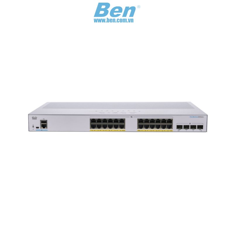 Thiết bị chuyển mạch 10-Port Gigabit Ethernet PoE Unmanaged Switch CISCO (CBS250-8FP-E-2G-EU)