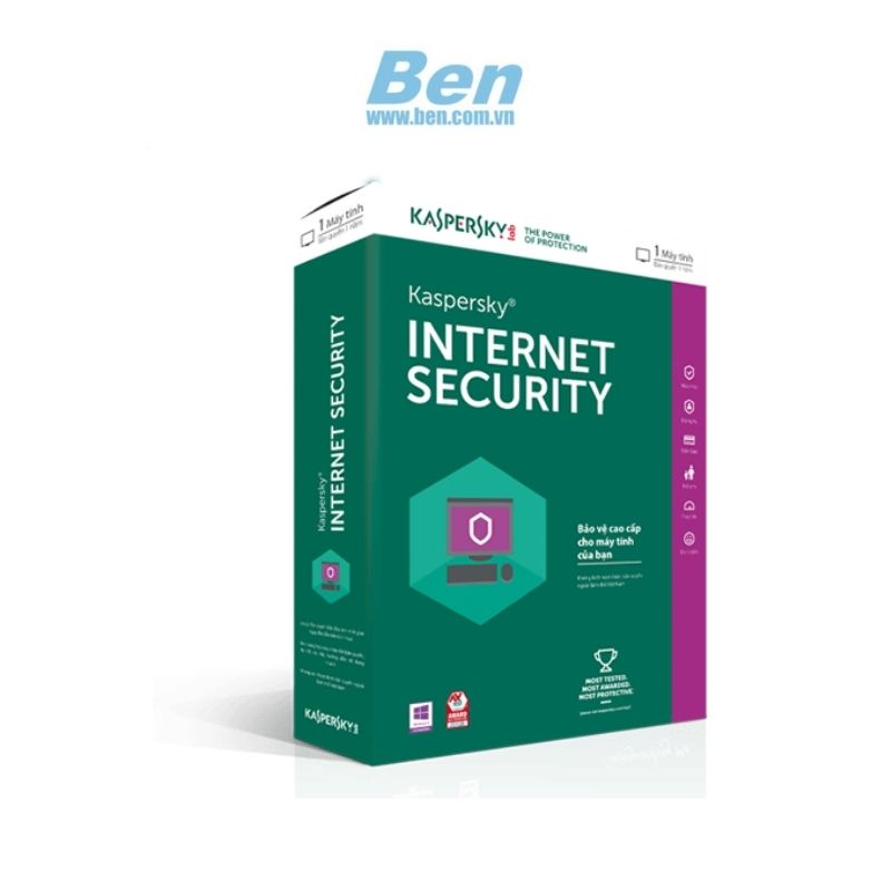 Phần Mềm Diệt Vi Rút Kaspersky Internet Security Plus 1Pc - 1Year