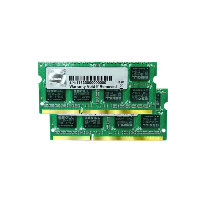 G.SKILL SQ - 4GB (2x2G) DDR3 1600MHz - F3-12800CL9D-4GBSQ for notebook