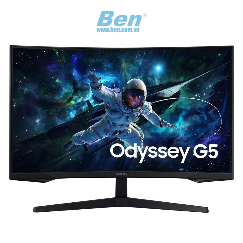 Màn hình cong LCD Samsung Odyssey G5 LS32CG552EEXXV | 32 inch QHD ( 2560 x 1440) | 165Hz | VA | HDMI + DP | 2 Yrs