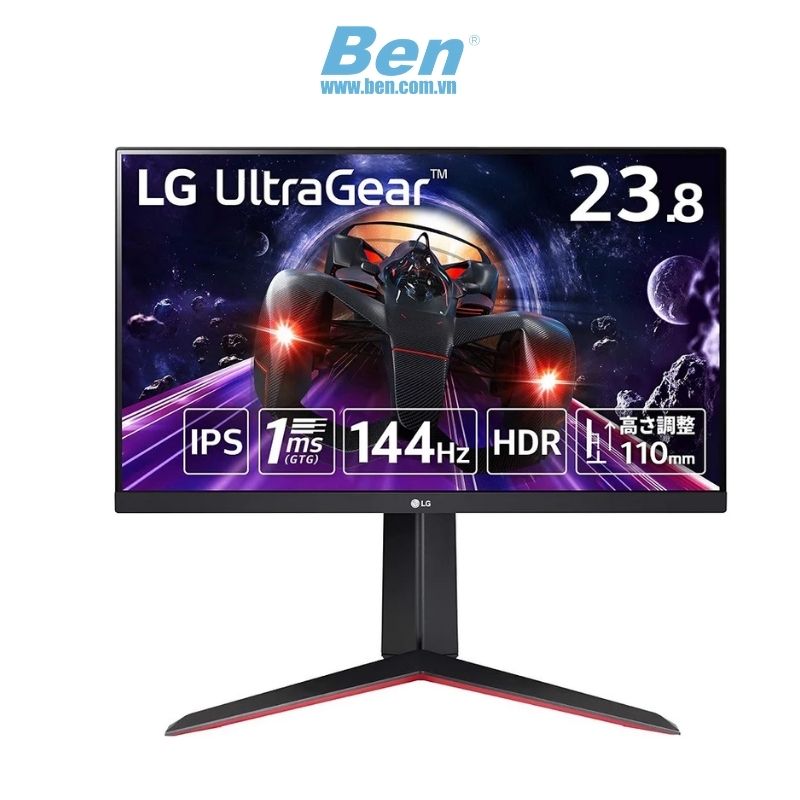 Màn hình Gaming LG UltraGear 24GN65R | 24 inch FHD | IPS | HDMI | 144Hz | 2Yrs