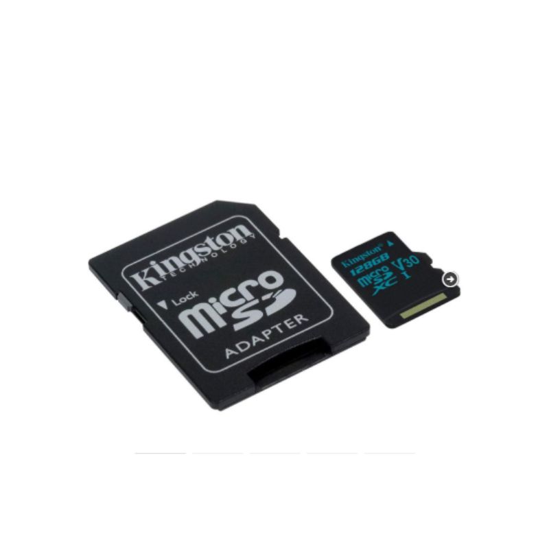 Thẻ nhớ Kingston 128GB microSDXC Canvas Go 90R/45W U3 UHS-I V30 Card + SD Adapter (SDCG2/128GB)