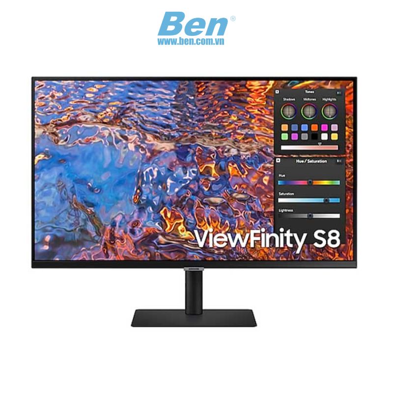 Màn hình máy tính Samsung ViewFinity S8 LS32B800PXEXXV | 32 inch 4K | IPS | 60Hz | HDMI | DP | USB-C | 2Yrs