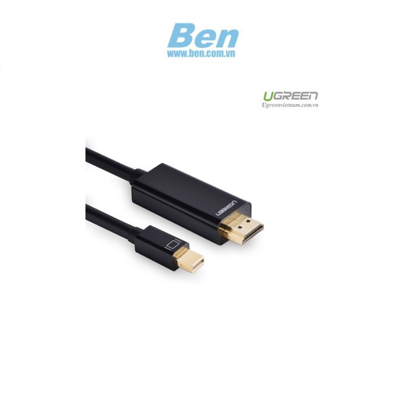 Cáp Mini Displayport (Thunderbolt) To Hdmi Dài 1.5M Độ Phân Giải 4K Ugreen 20848 Chính Hãng