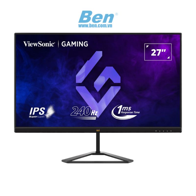 Màn hình máy tính Viewsonic VX2779A-HD-PRO | 27 inch FHD | 240Hz | IPS | 1 ms | HDMI + DP | 3Yrs