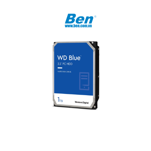 ổ cứng gắn trong máy tính để bàn WESTERN Caviar Blue 1TB 64MB Cache 5400 RPM (WD10EARZ) (3.5Inch/ 5400rpm/ 64MB/ SATA3)