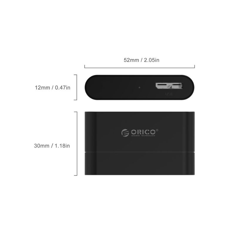 Hộp đựng ổ cứng 2.5inch SATA 3 USB 3.0 (20UTS-BK)