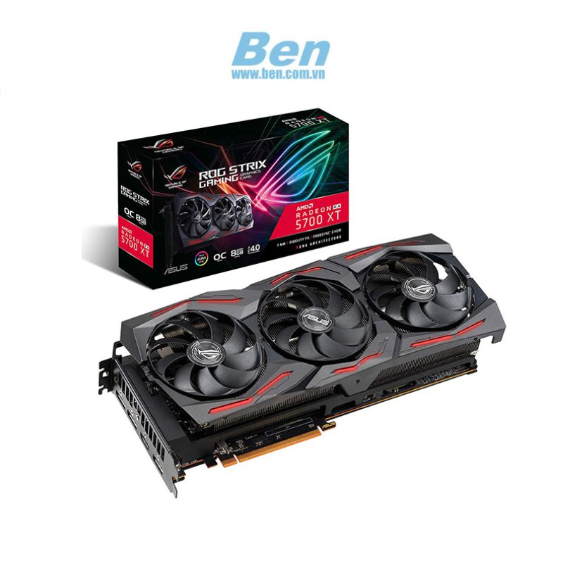 VGA Asus ROG Strix Radeon RX 5700 XT (ROG-STRIX-RX5700XT-O8G-GAMING)  GDDR6 8GB