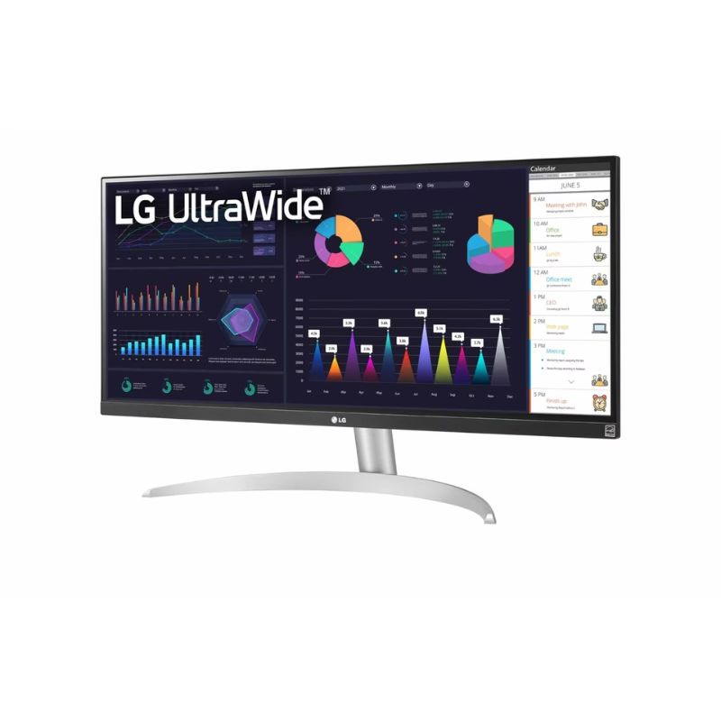 Màn hình máy tính LG (29WQ600-W) / 29 inch UltraWide Full HD/ IPS/ 100Hz / HDMI/ DP / USB-C / Loa/ 2Yrs