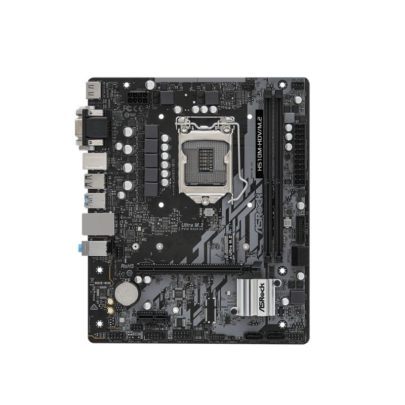 Bo mạch chủ Mainboard Asrock H510M-HDV/M.2 (MAARH505 )