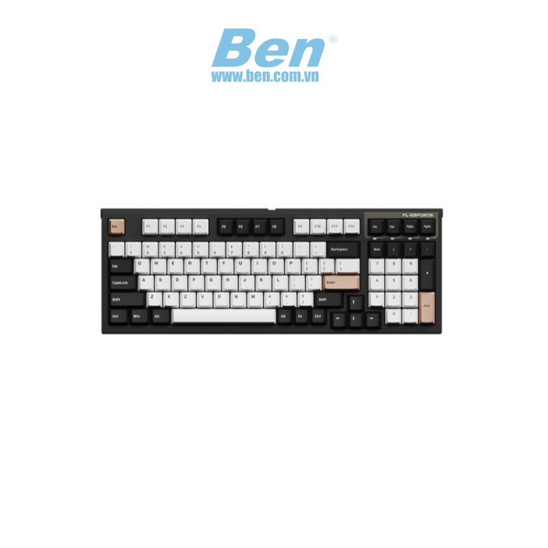 Bàn phím cơ FL-Esports FL980 CPS White Olivia Kailh Box Red switch