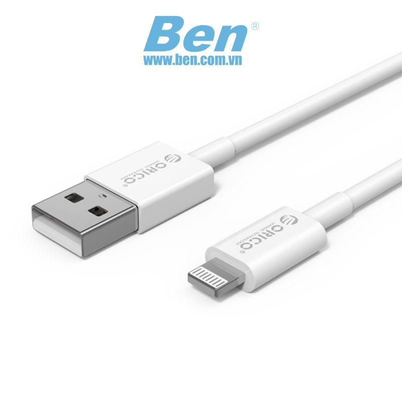 Cáp sạc và dữ liệu Iphone USB A to Lightning MFI (AL01-10-WH)