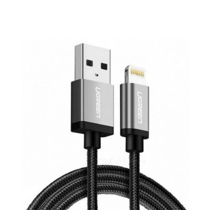 Cáp Ugreen 30584 US199 USB-A to Lightning chuẩn MFi 1m
