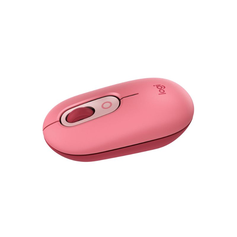 Chuột không dây Logitech Pop Emoji HeartBreaker Rose (USB/Bluetooth/Hồng)