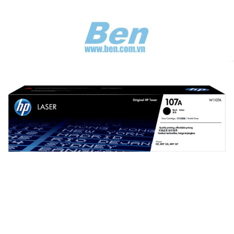 Mực Hộp Laser Hp 107A Black (W1107A) - Dùng Cho Máy In Hp 107A/ 107W/ 135A/ 135W