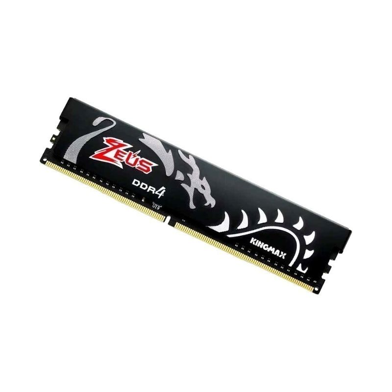 Bộ nhớ trong máy tính để bàn KINGMAX tản nhiệt ZEUS DRAGON GLOH23F 16GB DDR4-3200, màu đen (DDR4 Long Dimm PC4-25600 16GB 1.35V)