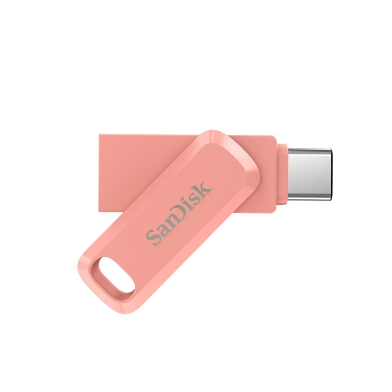 Thiết bị lưu trữ USB SanDisk 128GB USB Type C Ultra Dual Drive Go SDDDC3-128G-G46PC Peach