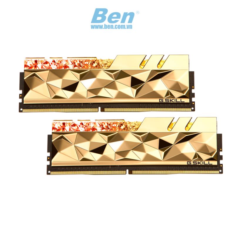 Ram PC G.SKILL Trident Z Royal Elite Gold RGB 32GB DDR4 3600MHz (16GBx2) F4-3600C16D-32GTEGC