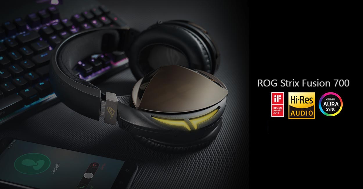 Tai nghe Bluetooth Asus ROG Strix Fusion 700 Gaming có chất lượng âm thanh cao cấp