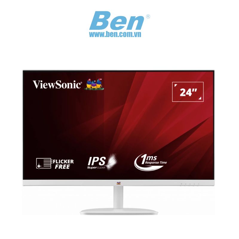 Màn hình máy tính Viewsonic ( VA2432-H-W ) | 24 inch FHD | 100Hz | IPS | HDMI VA | 3Yr