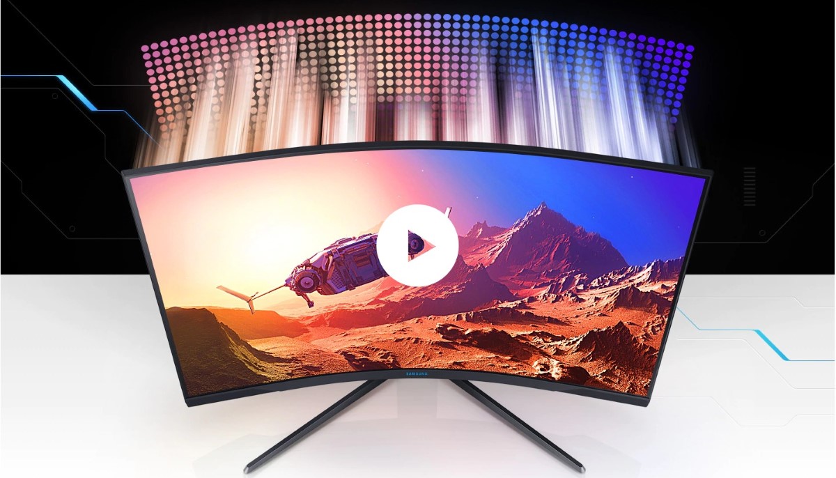 Màn hình máy tính Samsung Odyssey G7 LC32G75TQSEXXV (31.5 inch/2K/VA/240Hz/1ms/350nits/HDMI+DP+Audio/G-Sync/Cong)