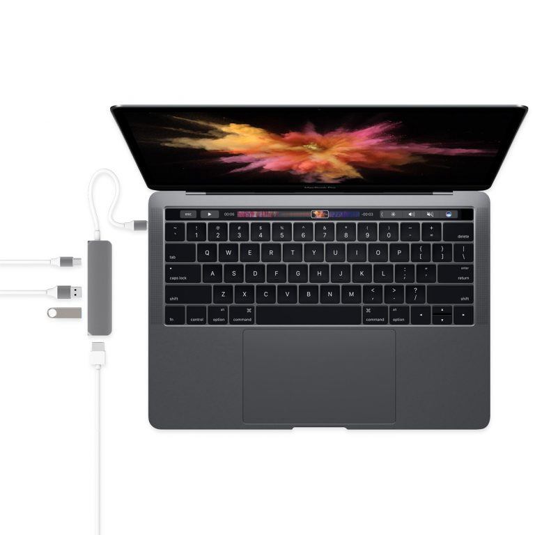 C?ng Chuy?n HYPERDRIVE USB TYPE-C HUB WITH 4K HDMI SUPPORT (FOR 2016 MACBOOK PRO & 12? MACBOOK, SURFACE) - GN22B-SILVER