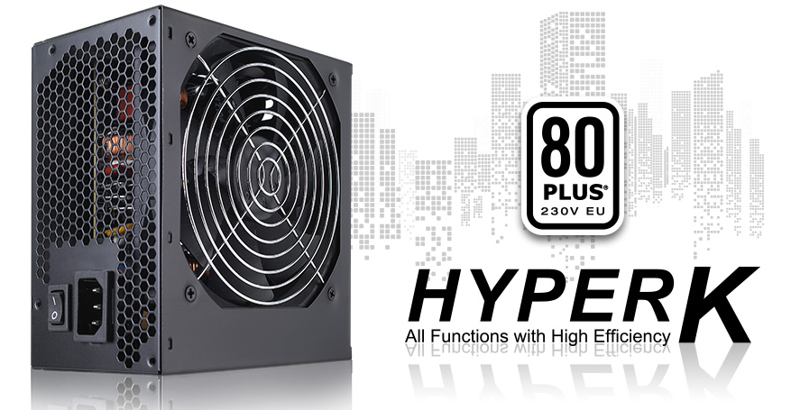 Ngu?n FSP Power Supply HYPER K Series HP600 Active PFC (80 Plus Standard/Màu Ðen)