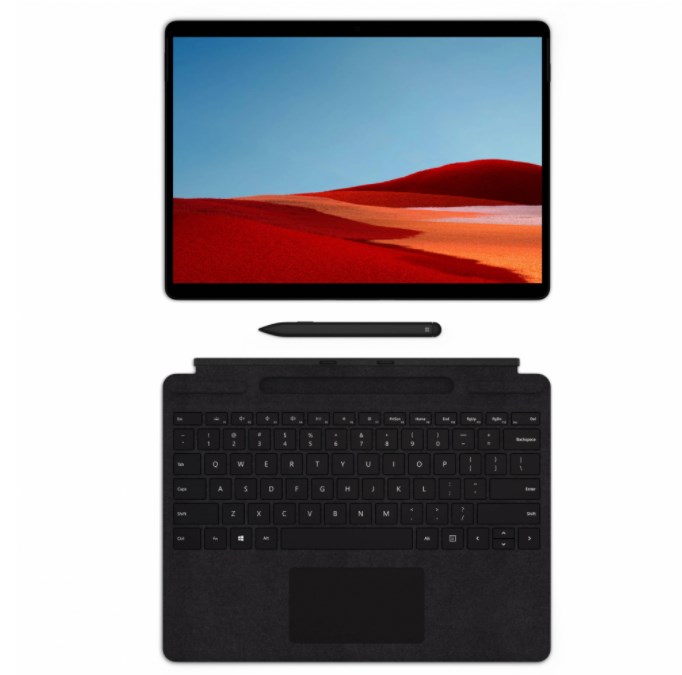 Máy Tính Bảng Surface Pro X/ Black/ Microsoft SQ1/ RAM 8GB/ 256GB SSD/ 13  inch PixelSense/ Touch/ Win 10H/ 1 Yr... chính hãng tại ben Computer!