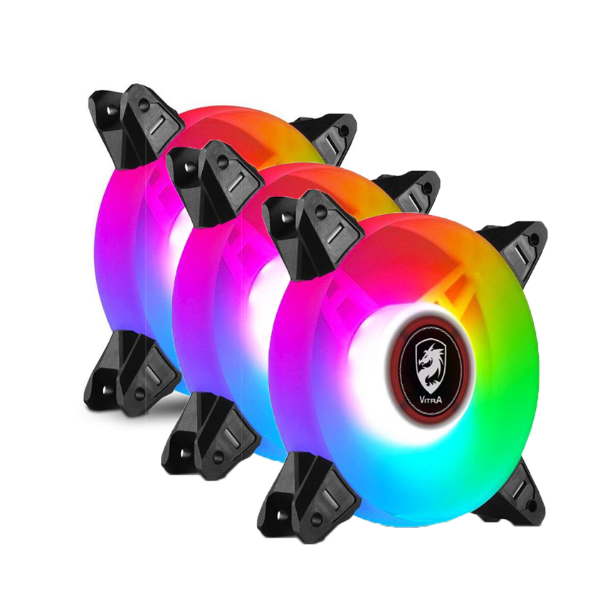 Qu?t l?p cho Case Vitra Rainbow RGB ( 3 pcs/pack/kèm di?u khi?n) 
