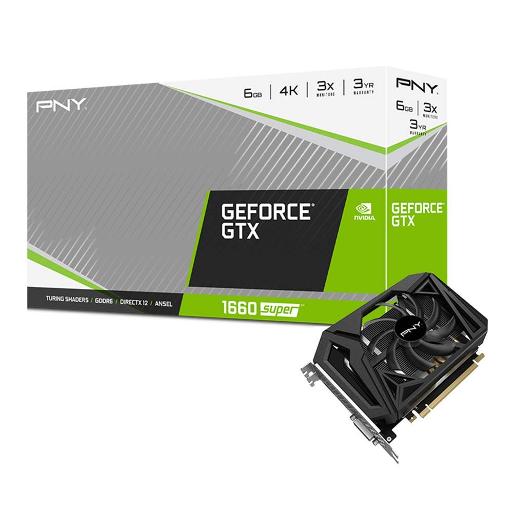 Card màn hình PNY GeForce GTX 1660 SUPER 6GB Single Fan