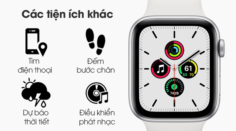 Đồng hồ Apple Watch SE LTE 44 mm còn nhiều tiện ích khác chờ bạn khám phá