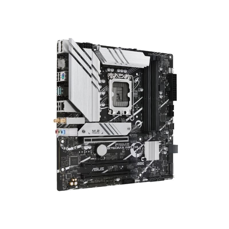 Mainboard Asus Prime B760M-A WIFI D4 ( Intel B760 | LGA 1700 | mATX | PCIe 4.0 | 128GB DDR4 )