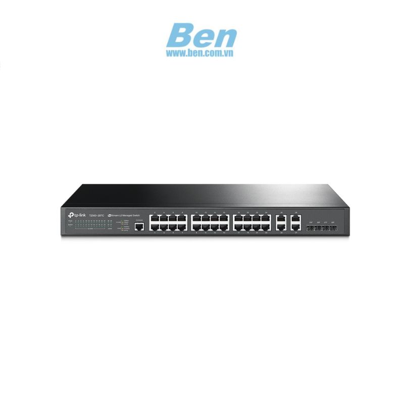 Switch TP-Link T2500-28TC (TL-SL5428E) | JetStream 24-Port 10/100Mbps + 4-Port Gigabit