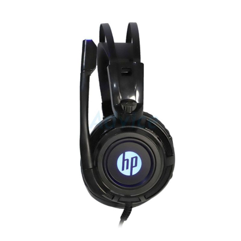 Tai nghe có dây Headset HP H220 đen LED (USB+3.5mm)
