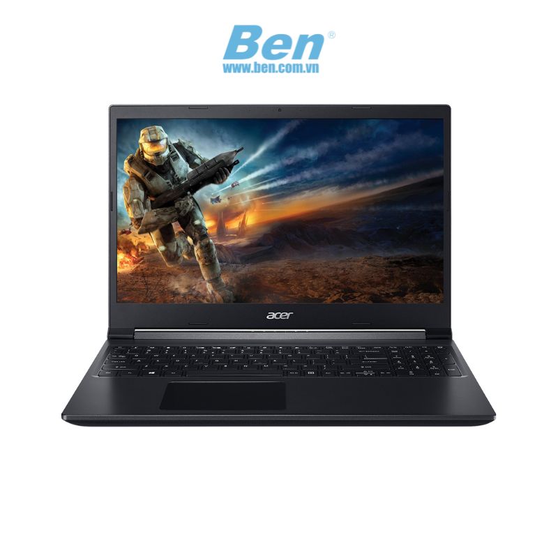 Laptop Acer Gaming Aspire 7 A715-41G-R150 ( NH.Q8SSV.004 ) | Charcoal Black | AMD Ryzen 7 3750H | RAM 8GB DDR4 | 512GB SSD | Nvidia Geforce GTX 1650Ti 4GB | 15.6  inch FHD | 48 Whr | Win 10H | 1 Yr