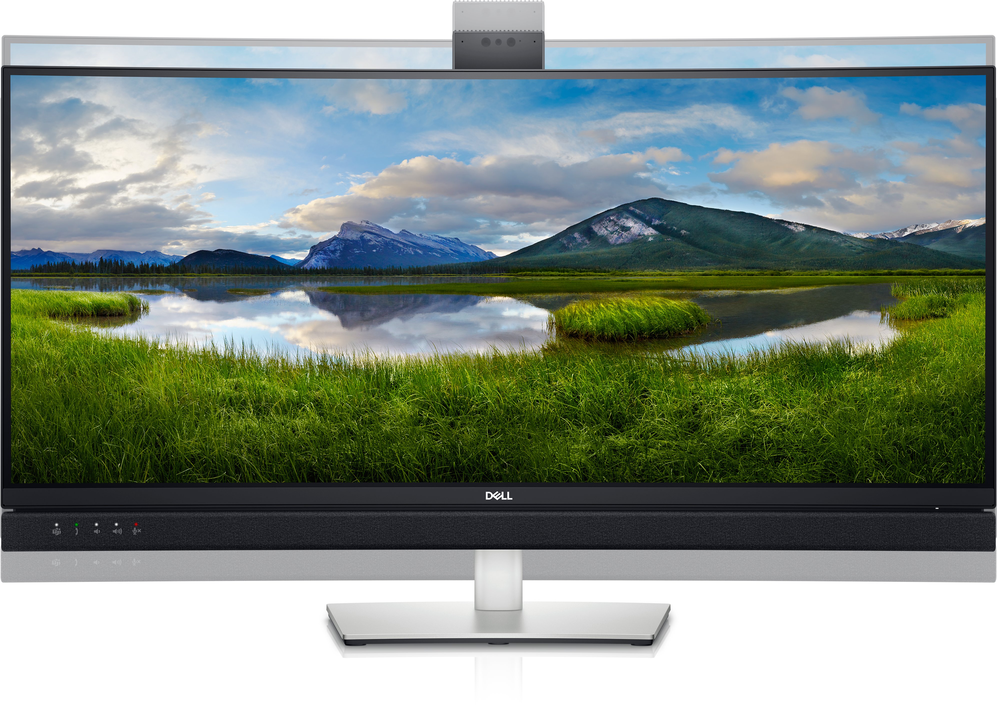 Màn hình Cong Dell C3422WE ( 42MC3422WE ) | 34.1 inch WQHD | IPS | 60Hz | Type-C | Loa | Webcam | 3Yrs