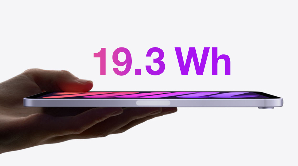 Dung lượng pin - iPad mini 6 WiFi Cellular 64GB 