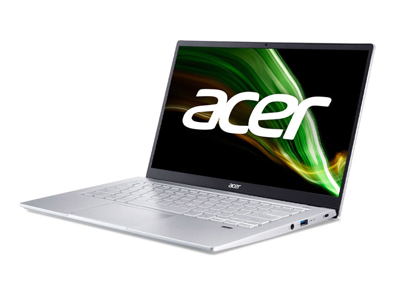 Laptop Acer Swift 3 SF314-511-55QE (NX.ABNSV.003)/ Silver/ Intel Core i5-1135G7 (up to 4.2Ghz, 8MB)/ RAM 16GB/ 512GB SSD/ Intel Iris Xe Graphics/ 14inch FHD/ 56Wh/ Win 11H/ 1Yr	