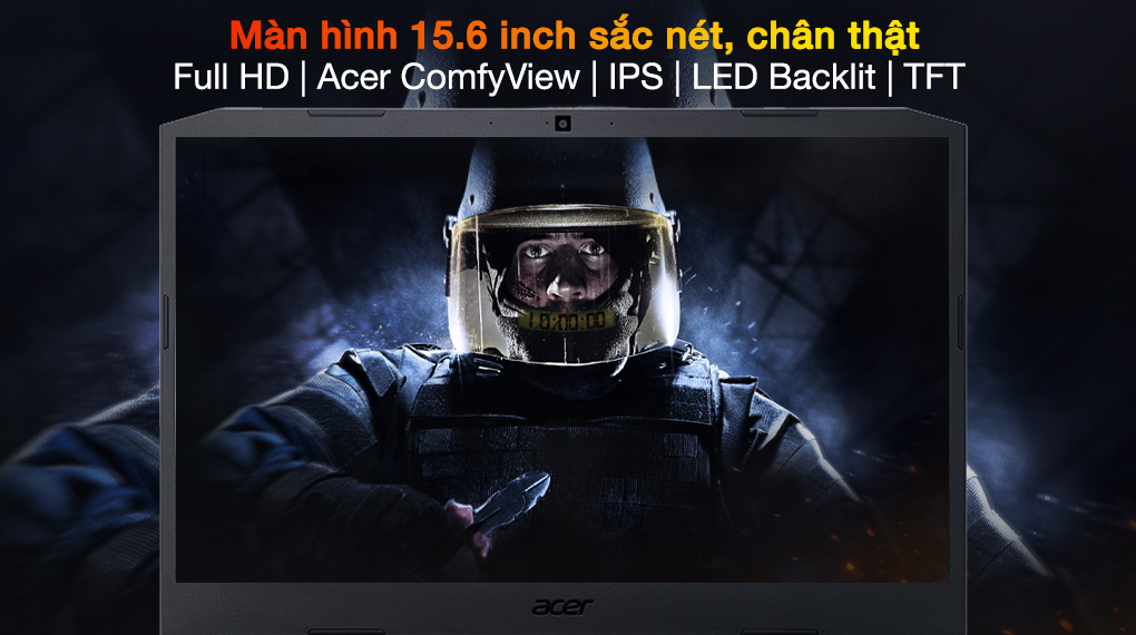 Acer Nitro 5 Gaming AN515 57 5669 i5 11400H (NH.QEHSV.001) - Màn hình