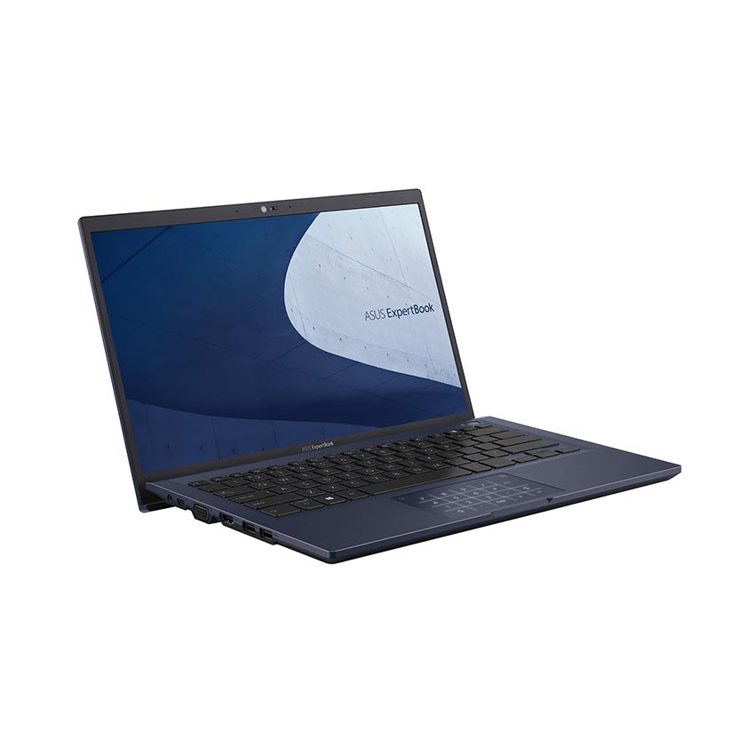 Laptop Asus ExpertBook B1400CEAE-EK4707T/ Ðen/ Intel Core i3-1115G4 (up to 4.1Ghz, 6MB)/ RAM 4GB/ 512GB SSD/ Intel UHD Graphics/ 14 inch FHD/ Win 10/ 2Yrs
