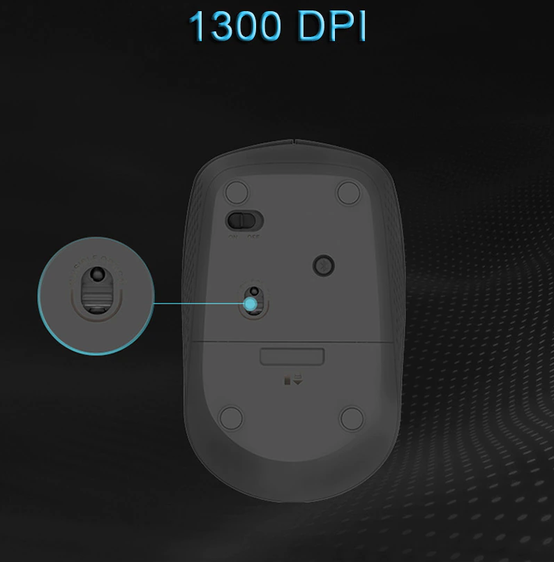 Chuột không dây Rapoo M100 Silent màu Đỏ (USB) 4