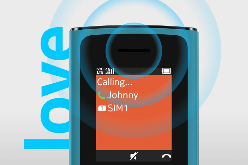 Hỗ trợ 2 sim 2 sóng - ​Nokia 105 4G