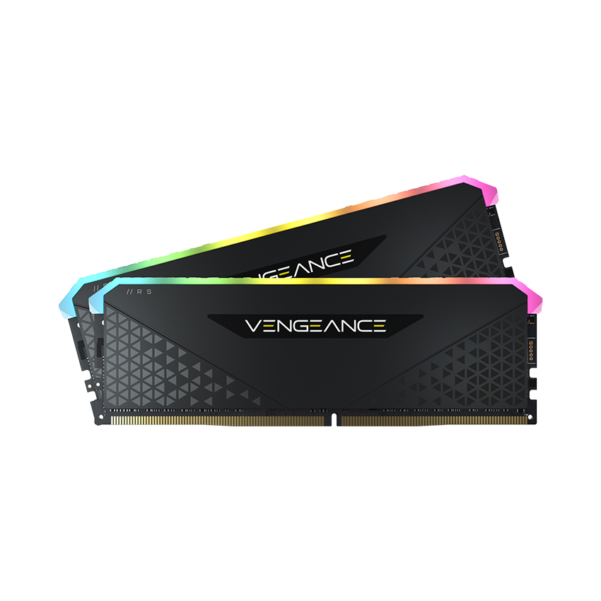 Ram PC Corsair Vengeance RGB RS (CMG64GX4M2E3200C16) 64GB (2x32GB) DDR4 3200MHz