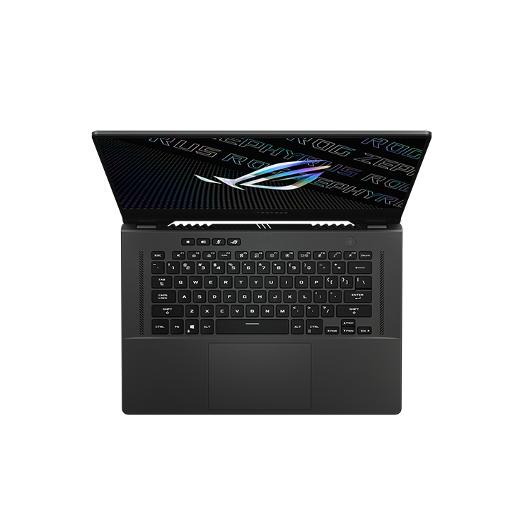 Laptop Asus ROG Zephyrus G15 GA503RW-LN100W/ Xám/ AMD Ryzen 7-6800H (up to 4.7GHz, 16MB)/ RAM 32GB/ 1TB SSD/ NVIDIA GeForce RTX 3070 Ti 8GB/ 15.6inch WQHD 240Hz/ 4Cell/ Win 11SL/ BALO/ 2Yrs