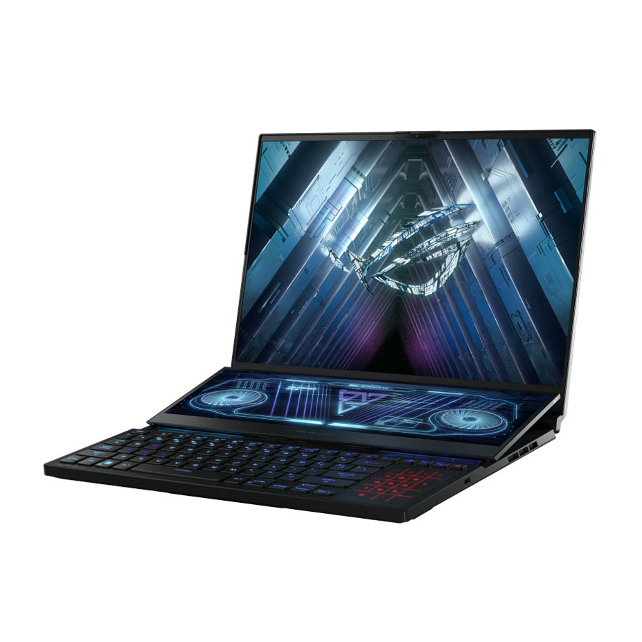 Laptop Asus ROG Zephyrus Duo 16 GX650RX-LO156W/ Ðen/ AMD Ryzen 9-6900HX (up to 4.9Ghz, 16MB)/ RAM 32GB/ 2TB SSD/ NVIDIA GeForce RTX 3080Ti 16GB/ 16 inch WQXGA/ 4Cell/ Win 11/ Balo+Chu?t/ 2Yrs