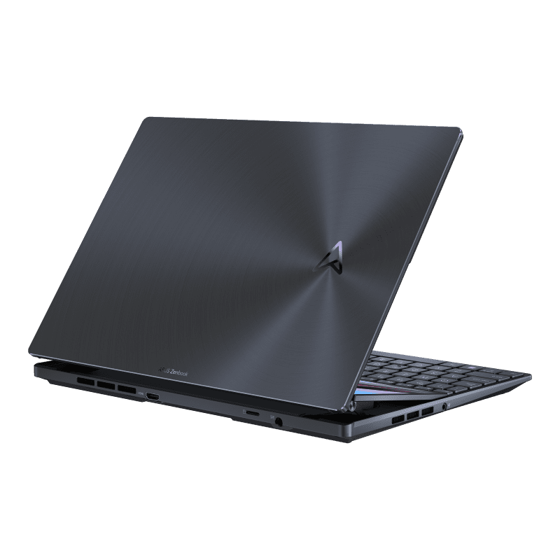 Laptop ASUS ZenBook Pro 14 Duo OLED UX8402ZE-M3044W/ Ðen/ Intel Core i7-12700H (up to 4.7Ghz, 24MB)/ RAM 16GB/ 1TB SSD/ NVIDIA GeForce RTX 3050 Ti 4GB/ 14.5 Inch WQHDT/ 4 Cell/ Win 11H/ Bút+ Túi/ 2Yrs