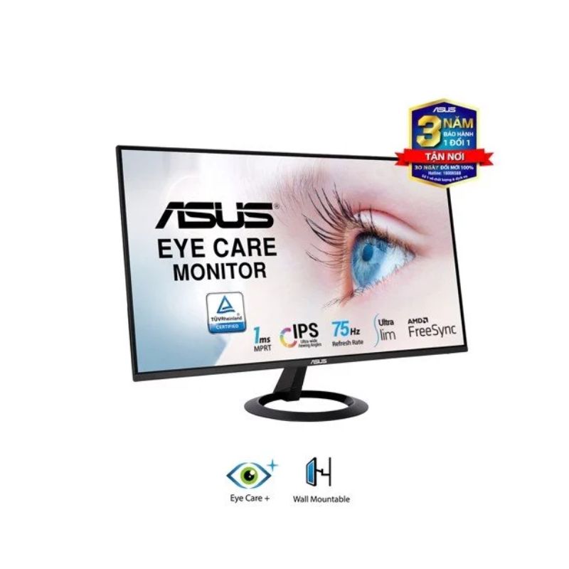 Màn hình máy tính ASUS VZ24EHE/ 23.8 inch FHD/ IPS/ 75Hz/ 1ms/ HDMI+ VGA/ 3Yrs